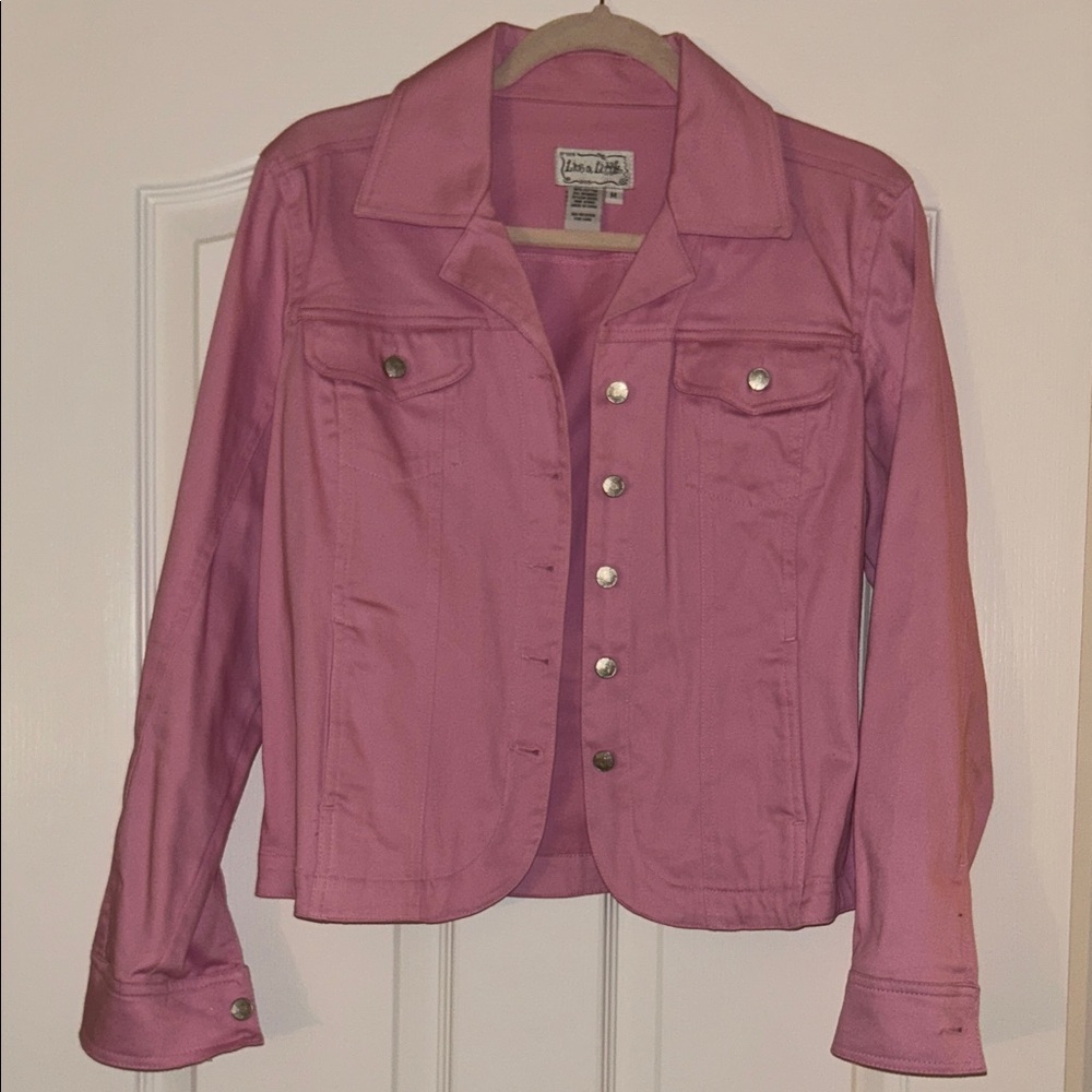 Live a little Rose Jean Jacket